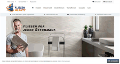 Desktop Screenshot of fliesen-glantz.de